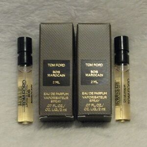 Tom Ford Set of Two Bois Marocain EDP 2ml Travel Sample New
